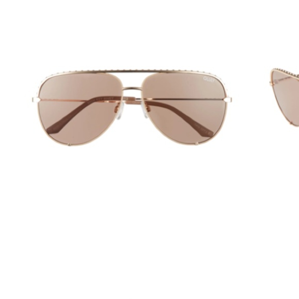 Rare!!quay gold RIVET aviators